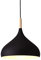 Mengjay Pendelleuchte Retro Hängeleuchte Hängelampe Metall Ø 24cm exkl. E27 max. 60W Leuchtmittel Schwarz Matt, Metallschirm Hänge Pendelleuchten，für Esszimmer Wohnzimmer Restaurant Esstisch Caf