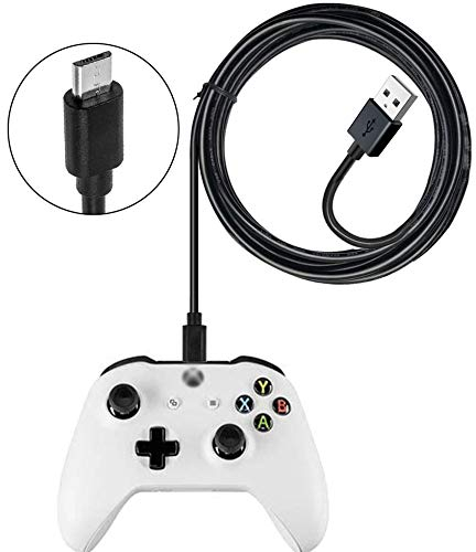 Akingdleo Replacement Xbox one Controller Charging Cable,5FT Micro USB Charge and Play Data Sync Cord Compatible for Xbox One S/X Elite Dualshock 4 Controller