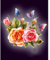 Gofission Diamond Painting Set Full Rosa Blumen Schmetterling 30x40cm 5D Diamant Painting Malerei DIY Malen nach Zahlen (Blume)