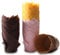 Muffin Cases, Cupcake Cases,200pcs Tulip Standard Muffin Liners Baking Cups for Baking, Brown, Pink, Yellow,Khaki