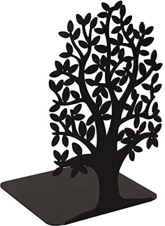Gamet - Porte-livres en métal - Arbre - 1 pièce Serre-livres, support de rangement pour livres, magazines. Idéal pour étagère ou bureau, décoration design pour salon, bureau ou chambre d'enfant.