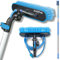 IGADPole 12ft(3.6m) Extension Pole Kit with Water-fed Brush and Hose, with 3-Stage Telescoping Pole 5-12ft Pole