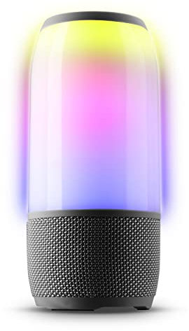 Music Sound | SPEAKER Fluid Led | Cassa Speaker Bluetooth - Portatile - Wireless con 5 Watt di Potenza e Luci Led