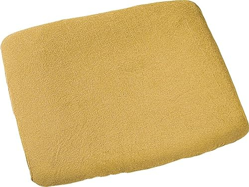 Odenwälder Frottee-Bezug für Wickelauflagen 75 x 85 cm (Senfgelb Mustard)
