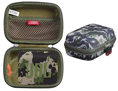 adada Hermitshell Hard Shell Travel Case for JBL GO 3 Waterproof Portable Speaker (Camouflage)