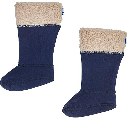 Finkid Sukka Blau - Warme Stiefelsocken für Kumi Gummistiefel, Größe EU 33-34 - Farbe Navy