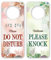 Do Not Disturb Door Hanger Sign (04. Flower)