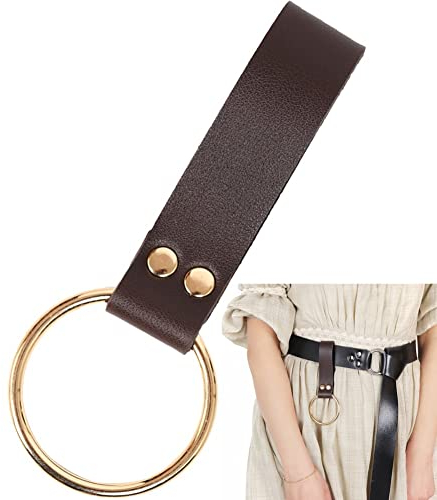Mittelalterlicher Scheide Metall O Ringgürtelzubehör Für Männer Renaissance Ritter Leder Mittelalterlicher Schwerthalter Viking Kostümzubehör