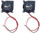 JZK 2PCS 4020 4cm Small Blower Fan 24V DC, Hydraulic Bearing, 40x40x20mm, 3D Printer Cooling Fan