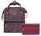 Cabaïa - Adventurer Rucksack Lausanne Mini 10L - Wasserabweisend - Laptopfach bis zu 10,5 Zoll - 2 Vordertaschen - vegan zertifiziert - Rucksack für Reisen und Arbeit, Damen & Herren - Violett