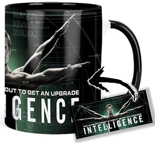 Intelligence Josh Holloway Tasse Innen & Henkel Schwarz Keramikbecher Mug