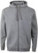 Mukua SF270U - Felpa unisex con cerniera e cappuccio, colore Heather Grey, taglia M, Grigio Mélange, M