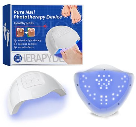 XPJBKC Toe Nail Fungal Treatment Laser Device, Fast-Acting Fungus Laser Therapy Device, High-Efficiency Anti Fungal Toe Nail Treatment, Home Toe Fungal Nail Treatment for Onychomycosis (White)