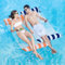 Multi Usage Flottantes Hamac, 2 Pièces Hamac Gonflable pour Piscine, Flotteur Gonflable Piscine 4 -en-1Flottant avec Pompe à Air Multi-Usage Pliable Flottantes Hamac (Bleu foncé Orange)
