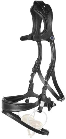 Stübben Trensenzaum Freedom II Magic Tack mit Slide&Lock - Ebony/Ebony - Warmblut (WB) - kombiniertes Reithalter