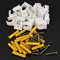 Abrazadera Plastico 15 16 20 Piezas 16 20 25 32 Mm Abrazadera De Tubo En Forma De U Clips Fijos Con Tornillos Abrazadera Pared Tubo Riego 16 Mm (16mm+tornillo 20 piezas)