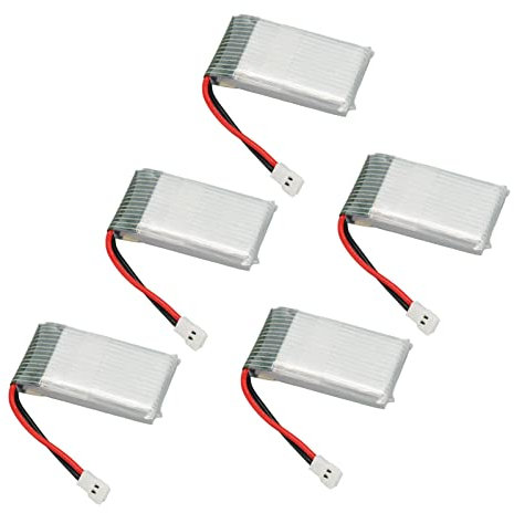 Batterie de Drone RC 800mAh 3.7V, 5 Pièces, pour X5C X5C-1 X5 X5SC X5SW M68 K60, Télécommande Portable UAV, Accessoires de Sauvegarde