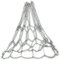 Haiki Geflochtenes Metallketten-Basketballnetz, Outdoor-Tor, Basketballnetz, Ersatz, Outdoor-Tor, Training, Basketballnetz
