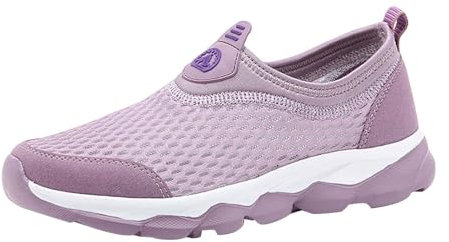 Generico Sneakers Uomo Espadrillas Uomo Scarpe Eleganti Scarpe Ortopediche morbide da Donna in Tessuto Traspirante Scarpe da Passeggio Slip on in Schiuma Silver Casual Scarpe Uomo Scarpe (Pink, 39)