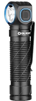 OLIGHT Perun 3 Taschenlampe mit 3000 Lumen, 5 Modi, weiße und rote LED, elastisches Kopfband (schwarz)