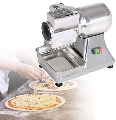 XCSCUK Elektrische Käsereiben-Maschine, multifunktionale Käsemühle, für Käse Butter Käse Brot Kleie Körner (110V)