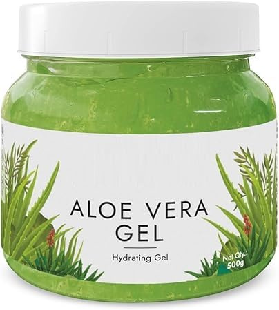 VK Pure Aloe Vera Skin Gel | For Face & Hair | Hydrating, Moisturizing & Soothing | Multipurpose Gel | 500g (Pack Of 1)