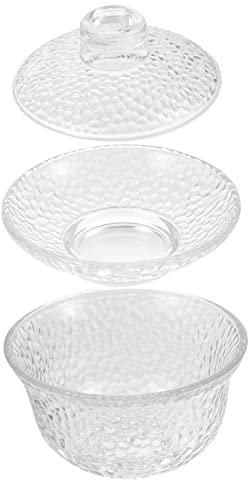 VERDANVERSE Tazze Da Tè Cinesi Tazze Da Tè Calde Decorative Per Uso Realizzate in Vetro e Stabile Durevoli e Pratiche Per Uso Lungo Termine