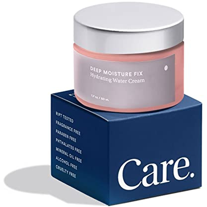 Care Skincare - Deep Moisture Fix, Hydrating Water Cream, Oil Free Face Moisturizer With Hyaluronic Acid, Fragrance Free For All Skin Types, Hydrating + Plumping 1.7 oz.