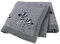 Ziyunlong 100% Baumwolle Babydecke Weich Kinderwagen & Reise Babydecke mit Reizend Zebras Grau