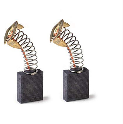 TopHomer Lot de 10 Balais de Charbon pour Moteurs Électriques - 7 Tailles au Choix | Compatible Perceuse, Meuleuse, Scie, 153# (6.5 * 13.5 * 18MM)