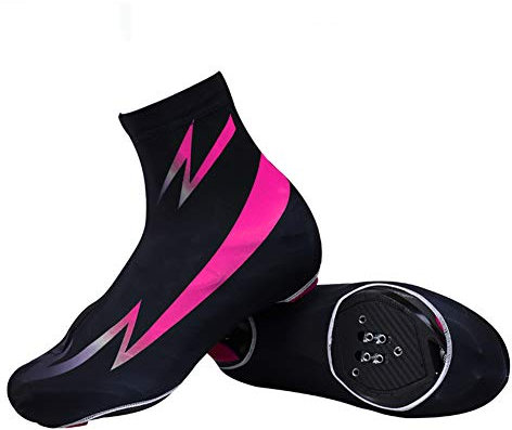 RadsportüBerschuhe Winter, FahrradschuhüBerzüGe, KäLtesichere Herren-FahrradschuhüBerzüGe üBerschuhe Rennrad Mountainbike FahrradzubehöR,Rosa,XL