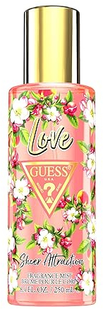 Guess Love Sheer Attraction, Linie: Love Fragrance Mists, Eau de Toilette für Damen, Inhalt: 250ml