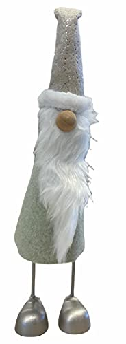 CHICCIE Wackelweihnachtsmann Mint 46cm - Weihnachtsdeko Wackelfigur Dekoration