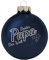 Deitert Weihnachtskugel Bester Papa der Welt, Ø 8cm, Christbaumkugel aus Glas (glänzend), Individueller Weihnachtsbaumschmuck als Geschenkidee, Blau