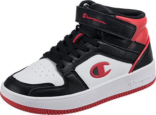 Champion RD18 2.0 Mid B Gs Mid Top Jungen Schuhe Schwarz Weiß Rot Kk003 36 EU