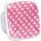 Lot de 4 boutons de tiroir, commode, placard de cuisine, cuisine, bureau, salle de bain, motif fleurs blanches et roses