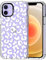 MOSNOVO für iPhone 12 / iPhone 12 Pro Hülle – Durchsichtige, schlanke, stoßfeste TPU+PC-Handyhülle, [6,6 Fuß Fallschutz/Anti-Abziehen] - Weißer Leoparden-Print