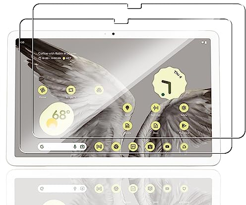 Jewloofa Pellicola Protettiva per Google Pixel Tablet, 2 Pezzi Vetro Temperato, Durezza 9H/Anti-Impronte, Vetro Pellicola Protettiva per Google Pixel Tablet
