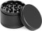 Movaleaf Ceramic Grinder/Crusher, Non-Stick, 4-Piece, Nano Ceramic Coated Herb Mill, Diameter 63 mm, Includes Carry Bag, Pollen Scraper and Brush. (Black)