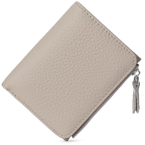 SENDEFN Petit Porte Monnaie Femme, Portefeuille Femme Cuir avec RFID Blocage, Mini Porte Monnaie Femme avec Poche Zippée pour Pièces de Monnaie