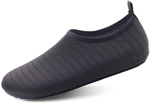 North Bund Chaussures Aquatiques pour Homme Femme Séchage Plongée Rapide Piscine Natation Chaussettes Antidérapant Pieds Nus Chaussons Aqua Aquatique Unisexe Chaussure de Plage Surf Yoga Eau Sport