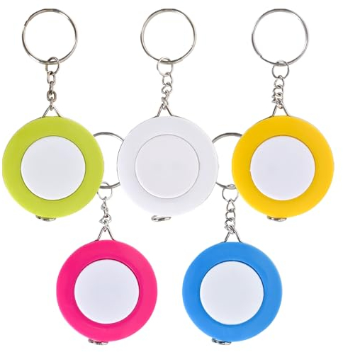 5 Stücke 150 CM Maßband Schlüsselanhänger Funktionale Mini Maßband mit Stabile Rutschen Sperren Geburtstag Party Gefälligkeiten Goody Tasche Füllstoffe Preis