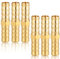 Schlauchverbinder 8mm Messing, 6 Stück Messing Schlauch Anschluss 8mm(5/16), gerader Widerhaken Verbinder Schlauchtülle Tüllenverbinder Gewindefitting Messingfittings