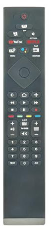 AULCMEET 398GM10BEPHN0030HT YKF474-B005 Nouveau Remplacement Voice Remote Adapter fit for Philips Smart OLED 4K TV 55PUD7406 55PUD7406/71 55PUD7406/77 55PUD8215