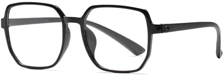 PEYEOISD Übergroße Lesebrille 2,0 für Damen und Herren, Große Quadratischem Rahmen Anti-Blaulicht Computer Leser, Gross Anti-Schwindel-/UV Lesegerät brille