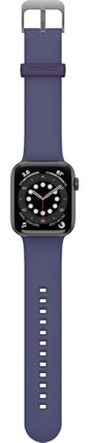 Otterbox Bracelet All Day pour Apple Watch 44/45/46mm, Bracelet de rechange en silicone doux au toucher durable pour Apple Watch, Violet foncé