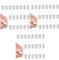 Zerodeko Mollette Bianche per Tende Set di 120 Ganci Piccoli per Foto Ganci per Tende in Metallo Fermagli per Foto Verniciati di 40 Pezzi di Clip per Tende Gioielli Appesi con Clip Appendiabiti