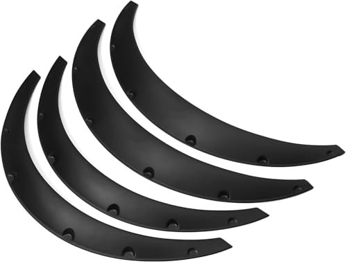 YSXLGSDAM 4 Stücke Kotflügel für Opel Meriva A 2003 2004 2005, Auto Radlaufschutz Vorne und Hinten Schmutzfänger Schlamm Spritzwassergeschützte AutozubehöR,Black-Small