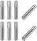 QUARKZMAN 8Pz M5 x 25mm Perno Cilindrico Scanalato 304 Acciaio Inossidabile Perno Di Posizionamento Filettatura Esterna per Mobili Armadi