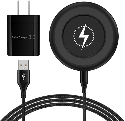 Samsung Wireless Charger Fast Charging Pad for Samsung Galaxy S25 Ultra/S25 Plus/S24 FE/S24Ultra/S23/S22/S21/S20,15W Android Phone Wireless Charging Station with Adapter for Google Pixel 9a 9 Pro XL 8